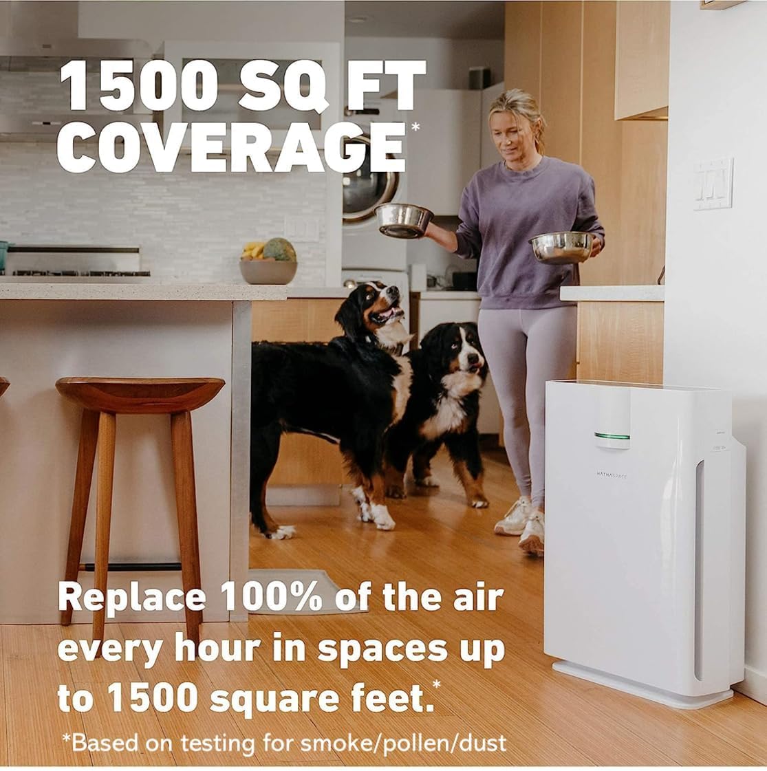 HEPA Air Purifier - 1500 Sq. Ft. HATHASPACE