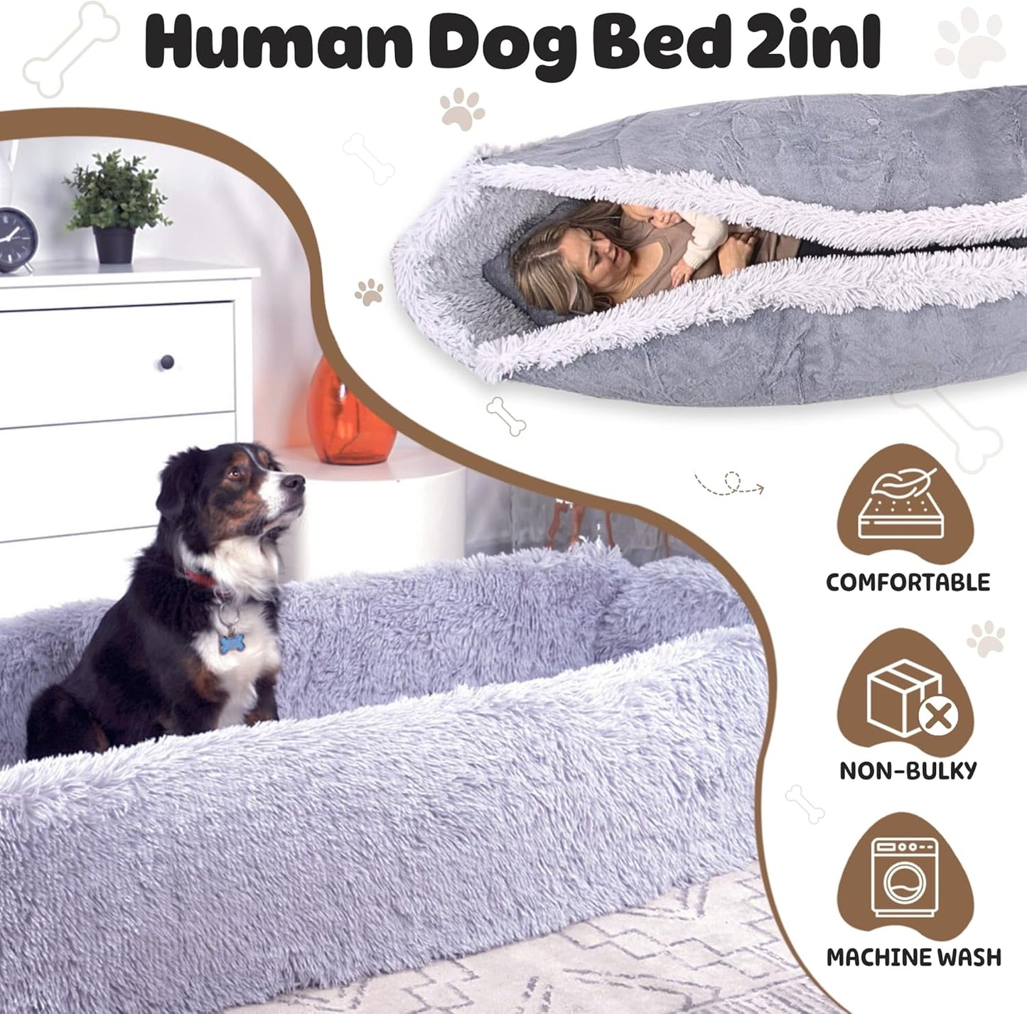 Comfy Human Cuddle Bed