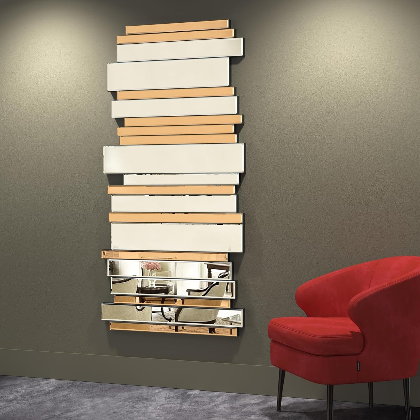23 x 47" Wall Rectangle Accent Mirror