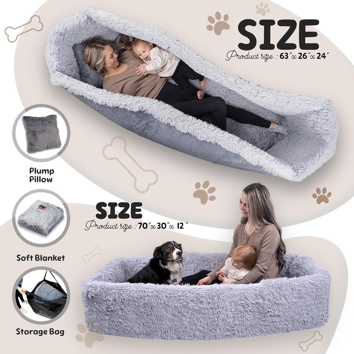 Comfy Human Cuddle Bed