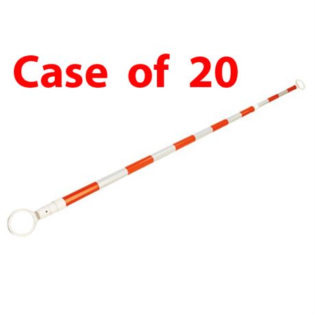 Retractable Cone Bar 2"OD x 72-120" Length TelescopingTraffic Barrier Bar
