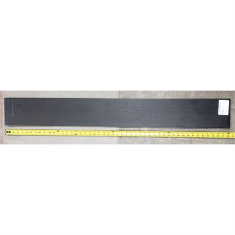 BLACK DELRIN FLAT STOCK machinable sheet plastic bar acetal 1/4" x 14" x 19"