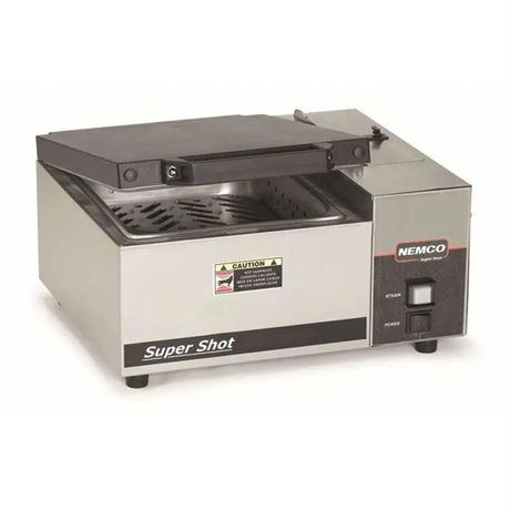 Nemco Super Shot 6600 Single Pan Countertop Steamer, 120 Volt