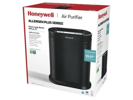 AllergenPlus HEPA Air Purifier, Extra Large Rooms (465 sq ft), Honeywell